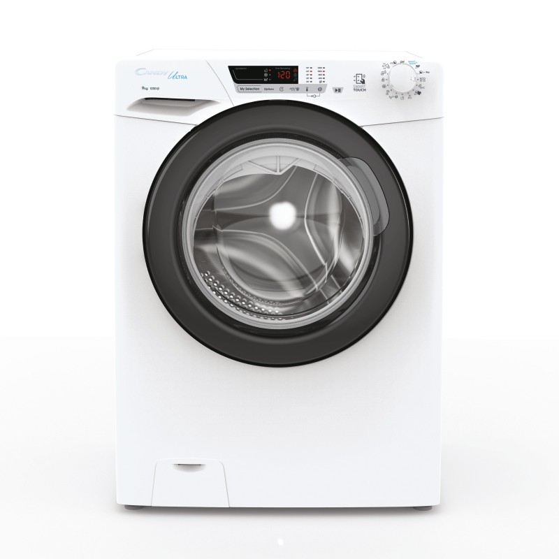 Lavadora Candy HCU1292DWB41S, Carga Fron