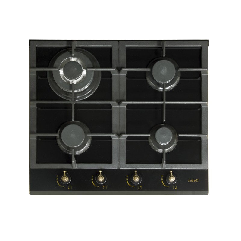 Placa Cata RCI-631 BK, 4 quemadores de g