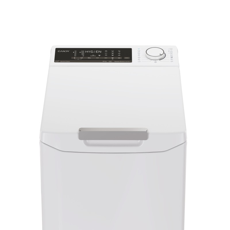Lavadora Candy TCA286TM5S, Carga superio