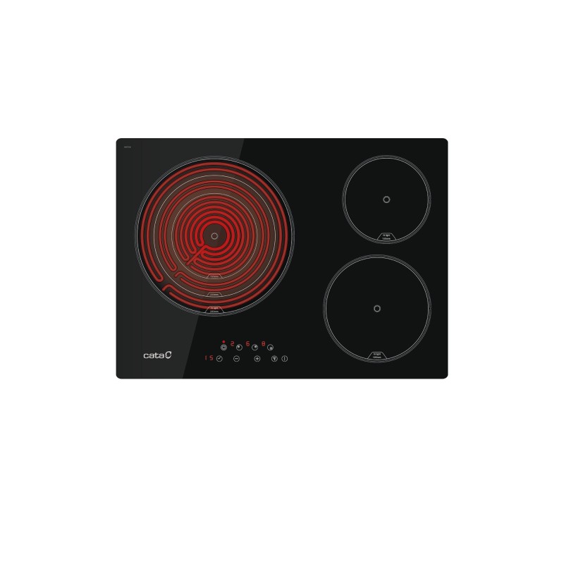 Vitro Cata TT-5003 BK  G, 3 zonas de coc