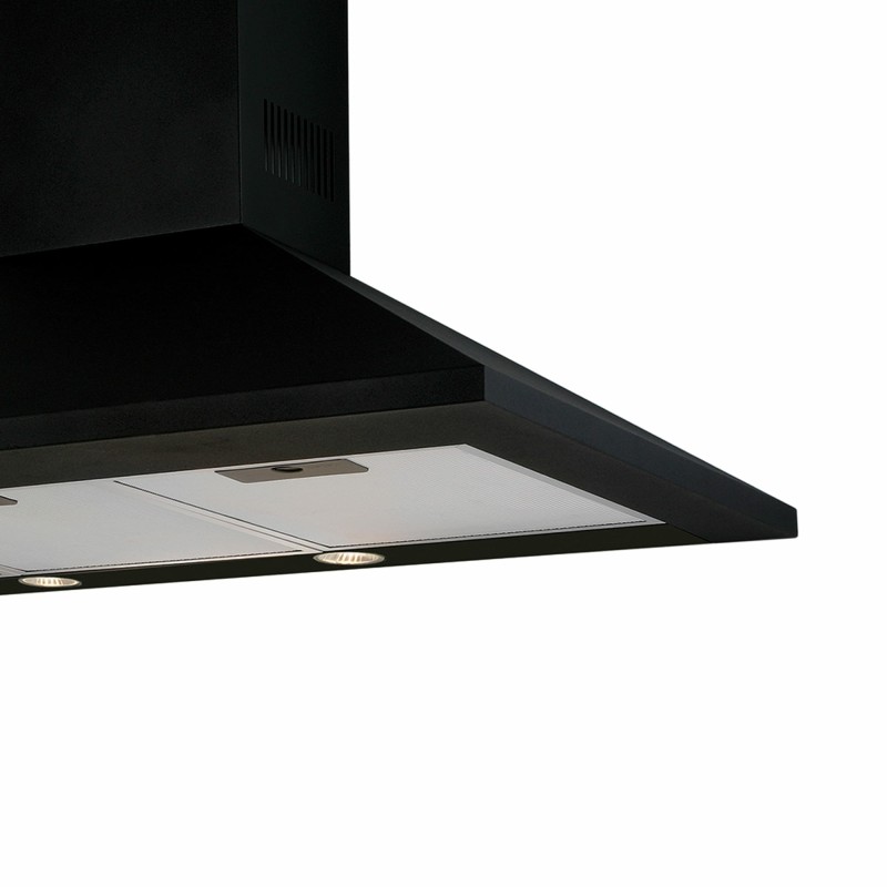 Campana Cata OMEGA 900 BK  M, Piramidal,