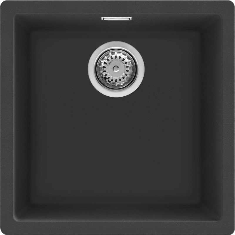 Fregadero Smeg VZP45N,  granito, 1 cubet