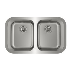 Fregadero Teka BE 2C 780, BE inox 2 cube