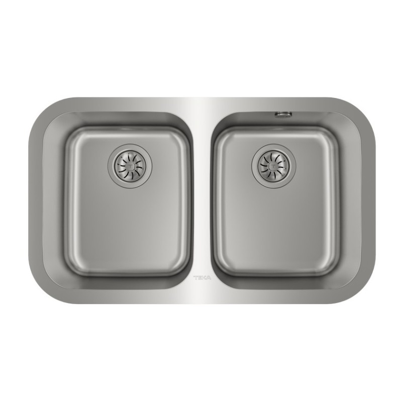 Fregadero Teka BE 2C 780, inox 2 cubetas