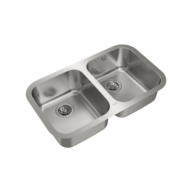 Fregadero Teka BE 2C 780, inox 2 cubetas