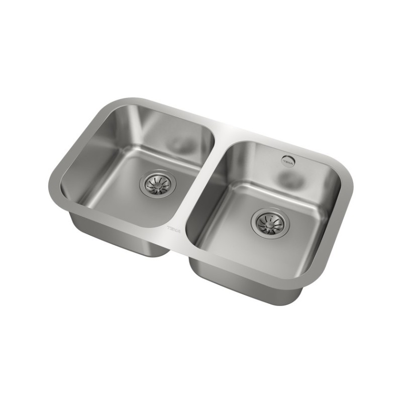 Fregadero Teka BE 2C 780, inox 2 cubetas