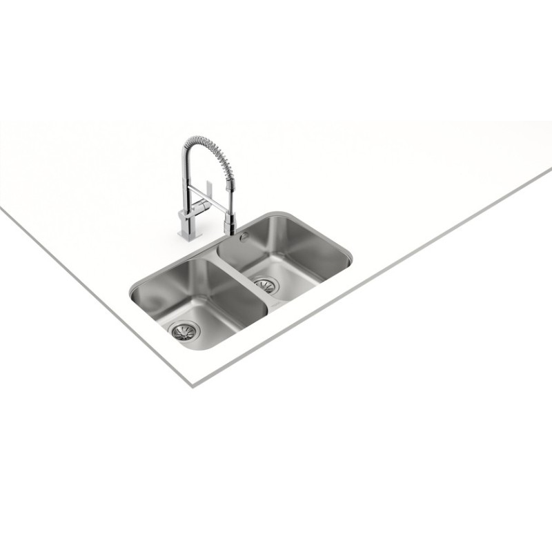 Fregadero Teka BE 2C 780, inox 2 cubetas