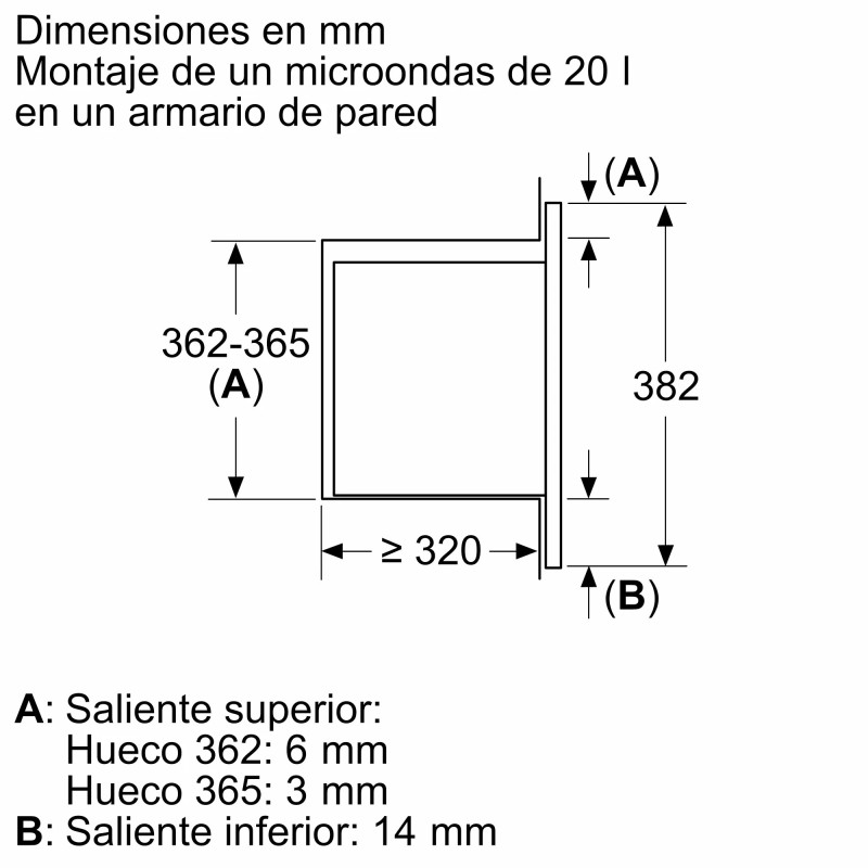 Microondas Balay 3CG6112X3, mecánico, En