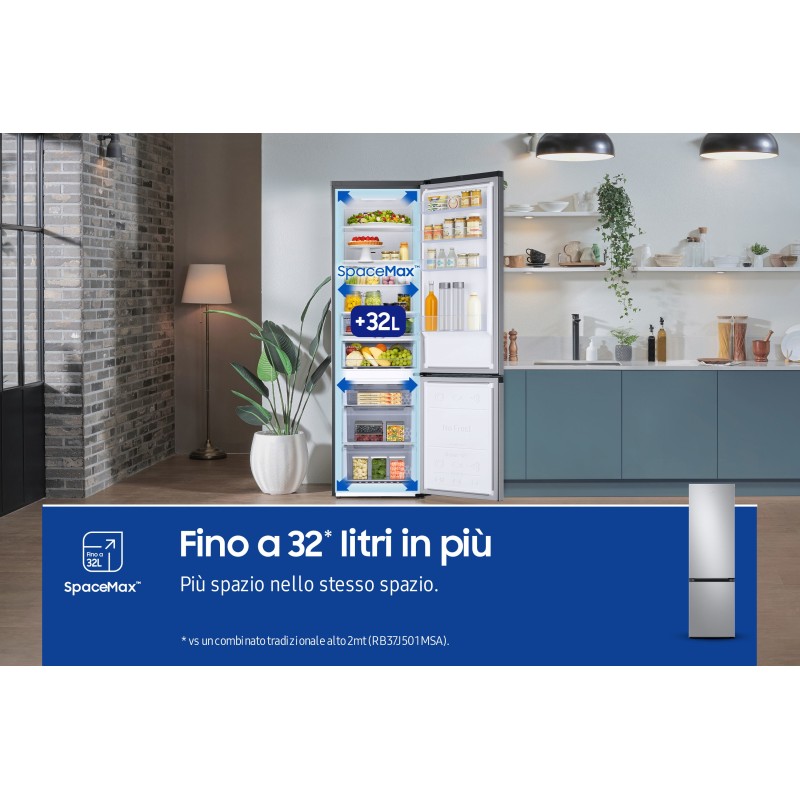 Combi Samsung RB38C603DSAEF, D, 390 Litr