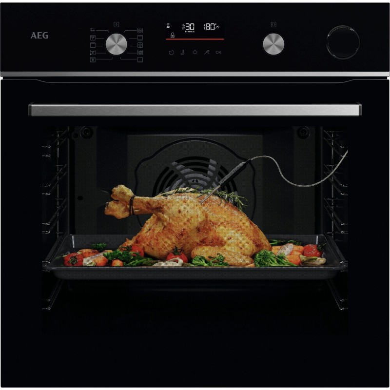 Horno AEG OR6PB51WSB, 72 litros, SenseCo