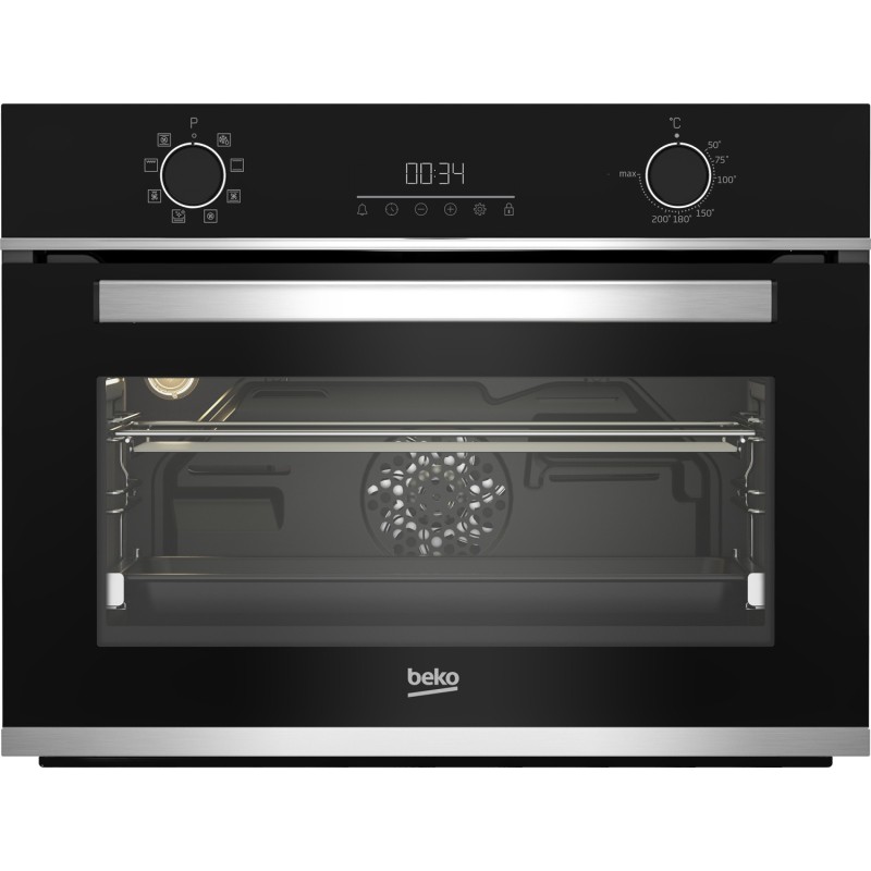 Horno Beko BBCM13300XC, COMPACTO Multifu