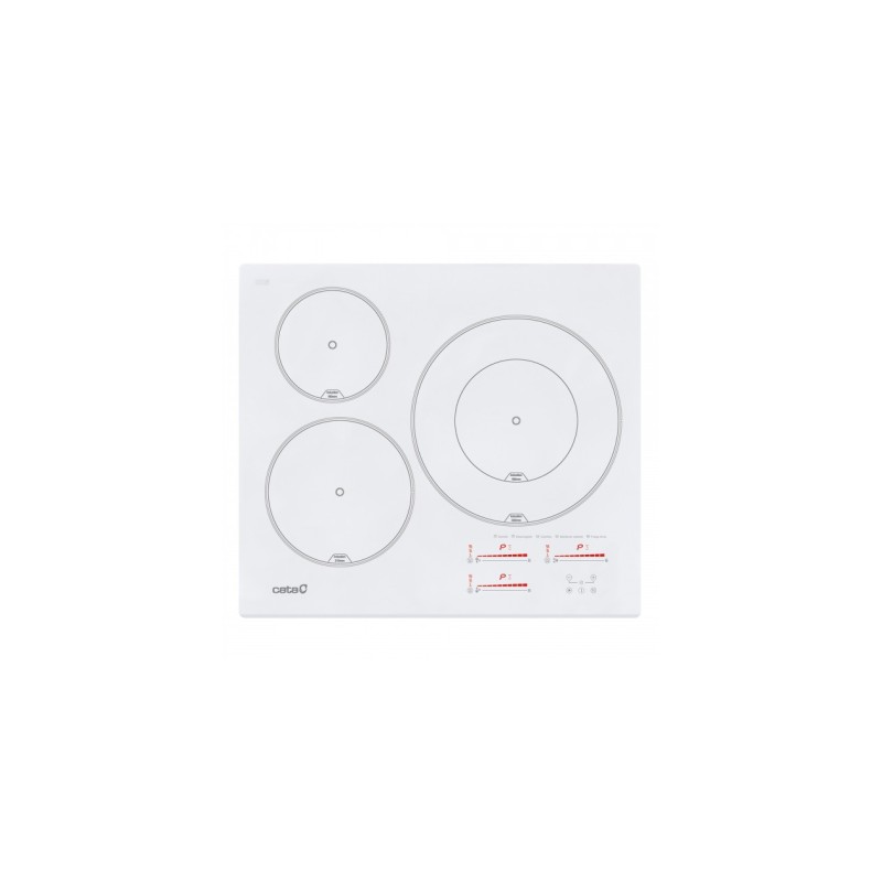 Induccion Cata INSB-6030 WH, 3 zonas de 