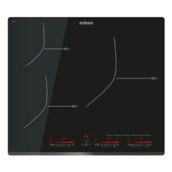 Induccion Edesa EIM6330B, 3fuegos con biselado fr.
