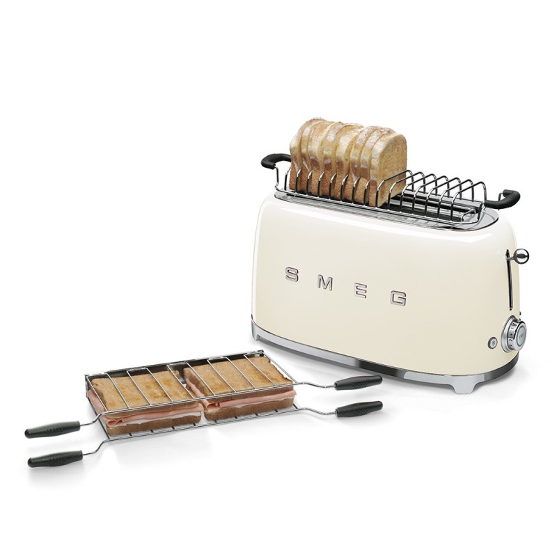 Tostador Smeg TSF02CREU, 50' Style, Crem