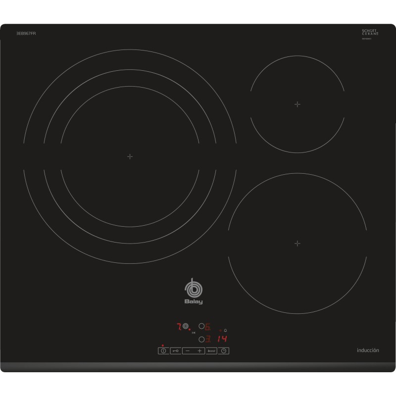 Induccion Balay 3EB967FR, 60 cm., 3 zona