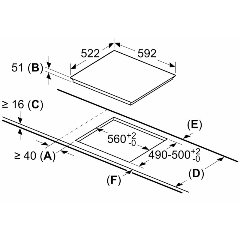 Induccion Balay 3EB864EN, 60 cm., 3 zona
