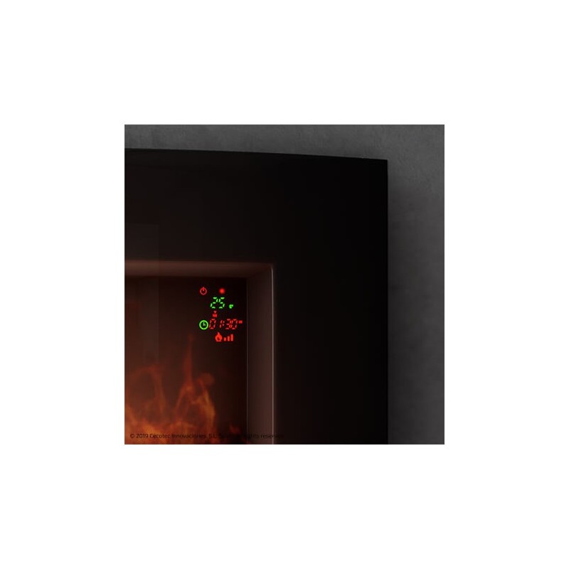 Chimenea electrica Cecotec decorativa de pared Res