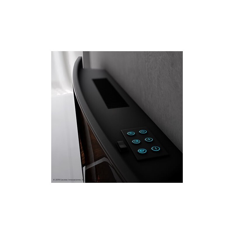 Chimenea electrica Cecotec decorativa de pared Res