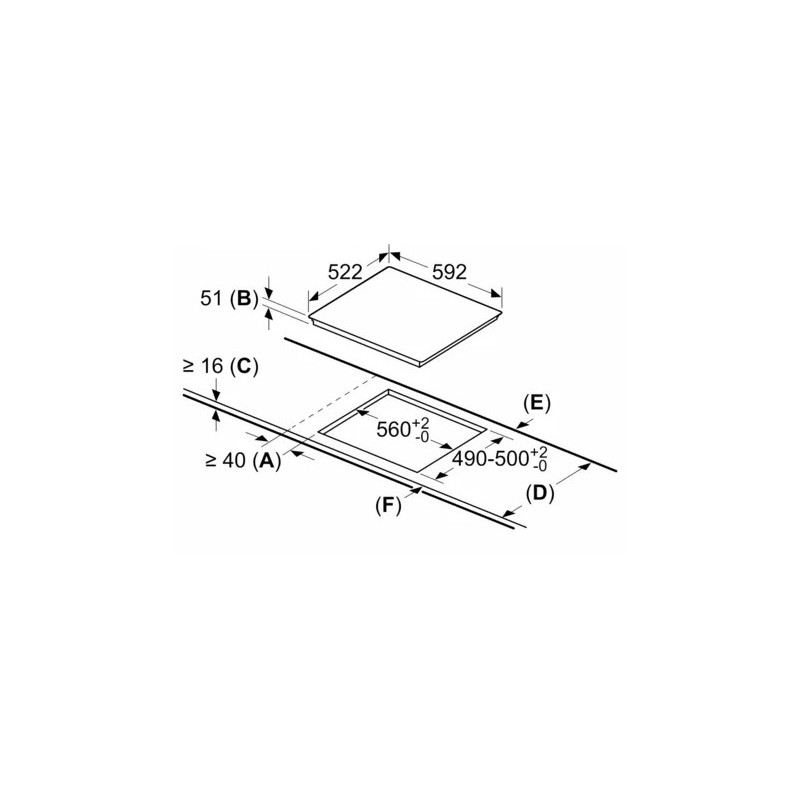 Induccion Bosch PUC611BB5E, 60 cm., 3 zo