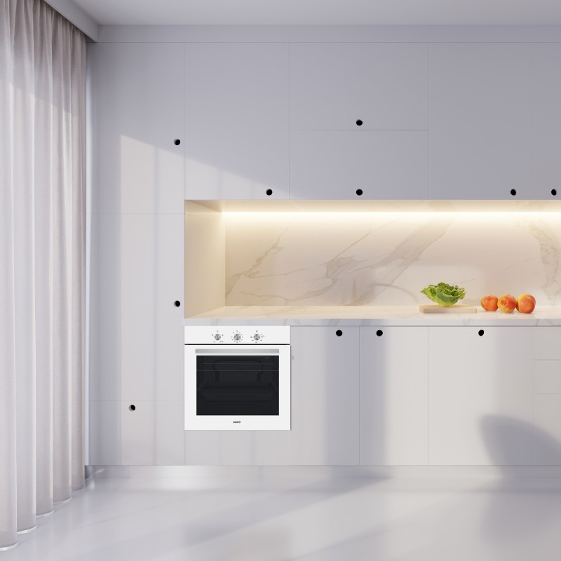 Horno Cata SES-6204 WH, estático - 4 fun