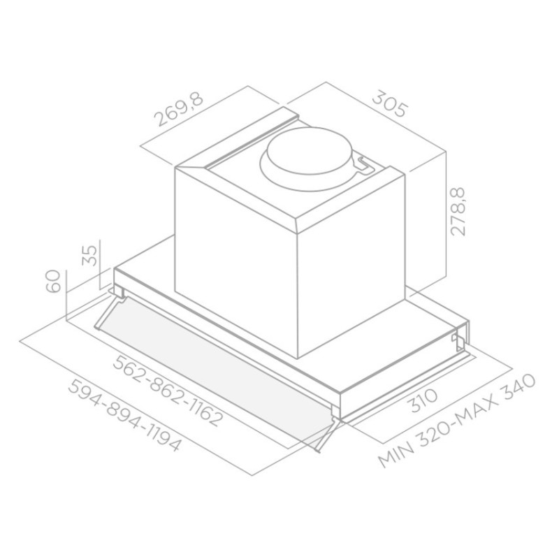 Campana Elica BOXIN PLUS IXGL A 90, Enca