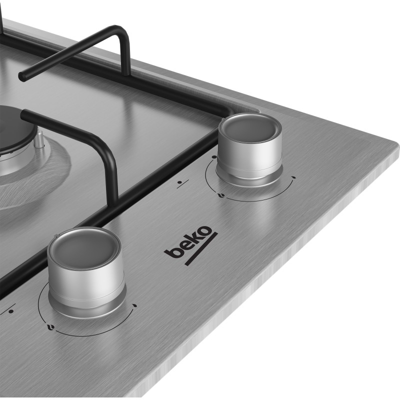 Placa Beko HDCG 32220 FX, INOX 30cm, 2 f