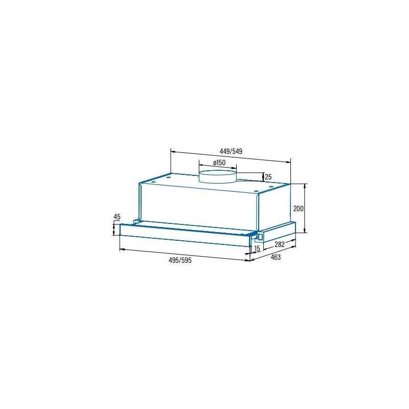 Campana Cata TFB 5160 X  A, Telescopica,