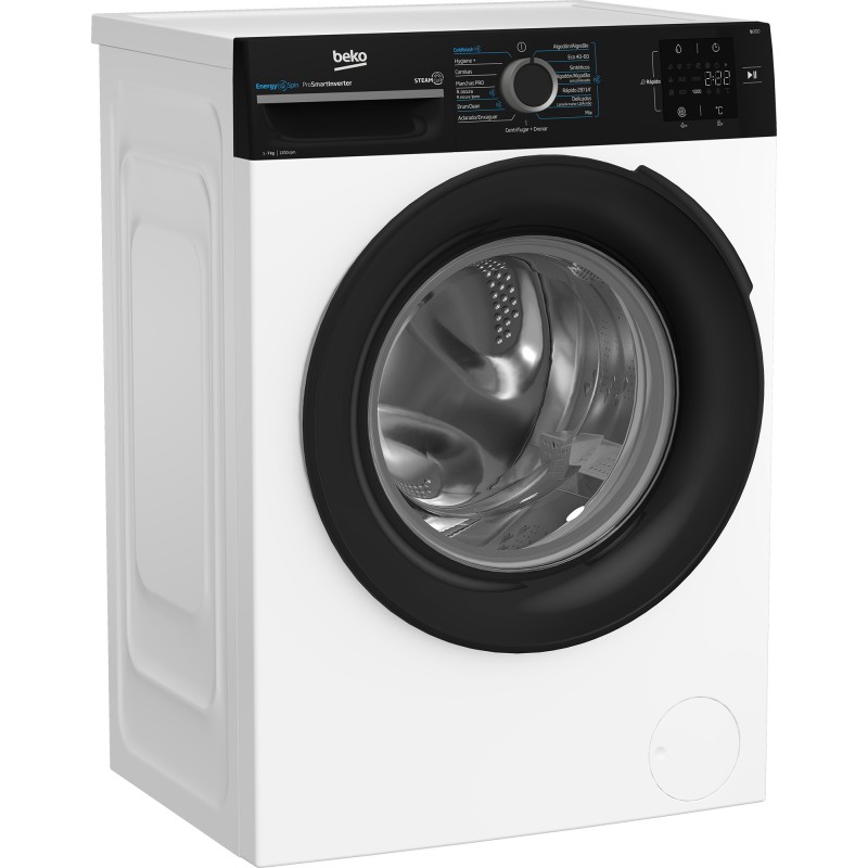 Lavadora Beko BM3WFU3721W, ENERGY SPIN, 