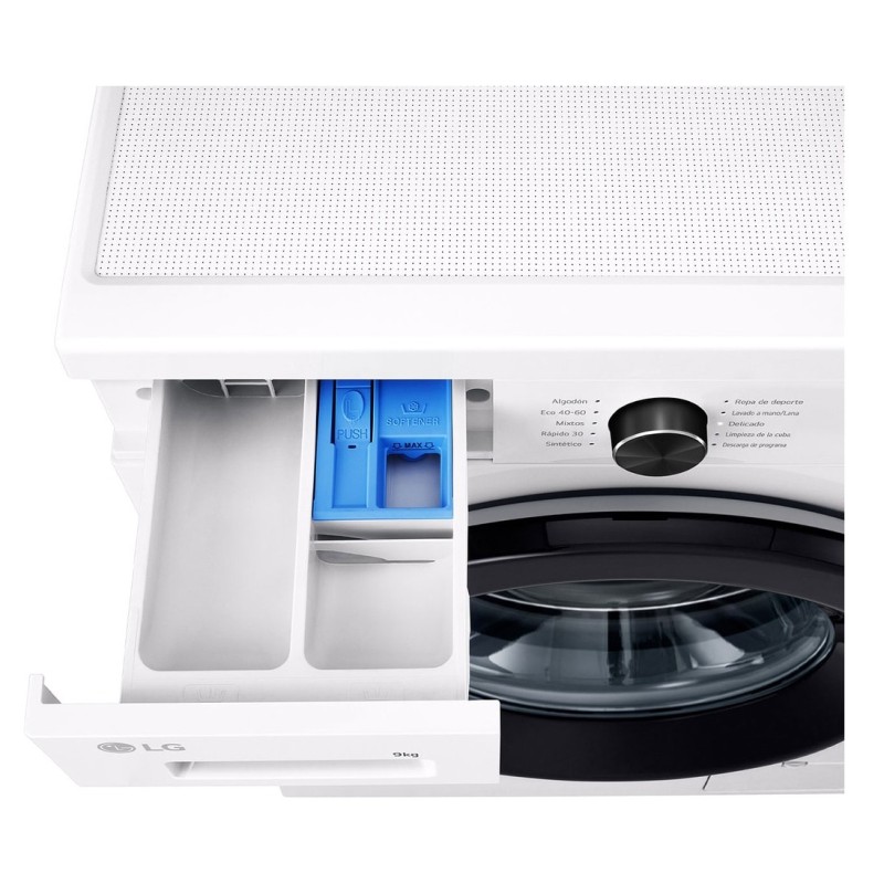 Lavadora LG F4X1009NWK, 9kg 1400 rpm, se