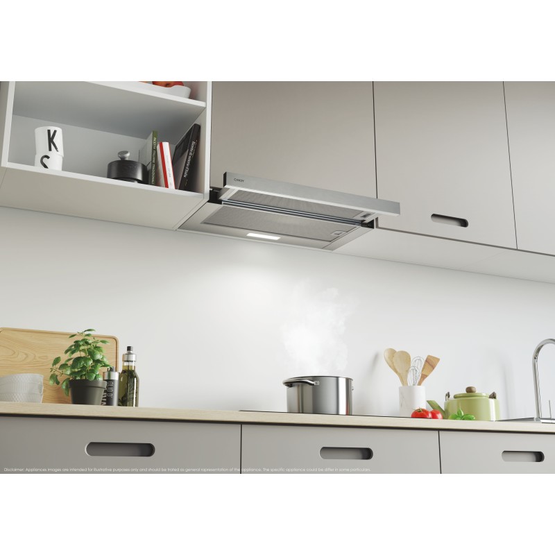 Campana Candy CBT6252X1, Telescopica, 60