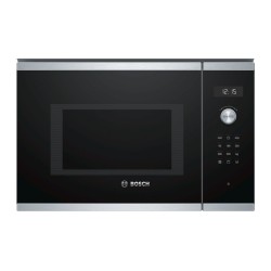 Microondas integrable Bosch BEL554MS0 25 L Cristal negro/inox 5 funciones