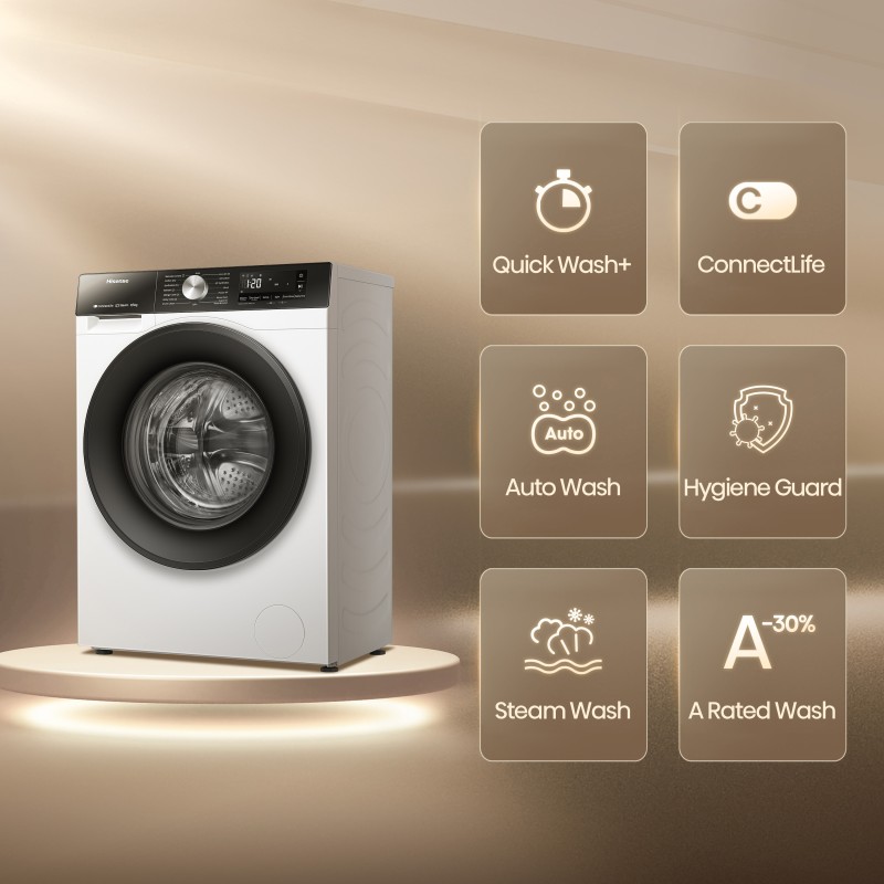 Lavaseca Hisense WD3S9043BW3 ,Libre Inst