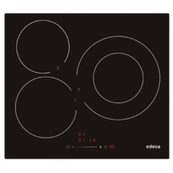 Induccion indep. Edesa EIS6330R, 3fuegos con borde