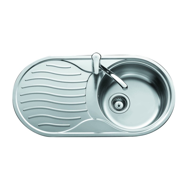 Fregadero Teka DR-80 1C 1E D , inox cube