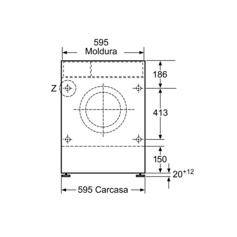 Lavaseca  INT Balay 3TW773B, Carga Front