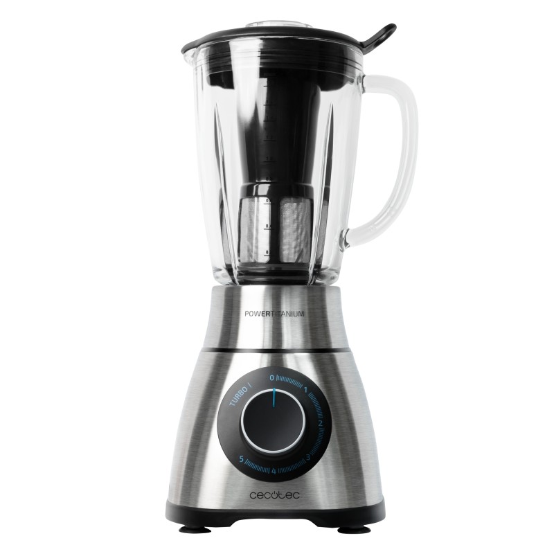 CECOTEC, Batidora de vaso Power Black Titanium 130