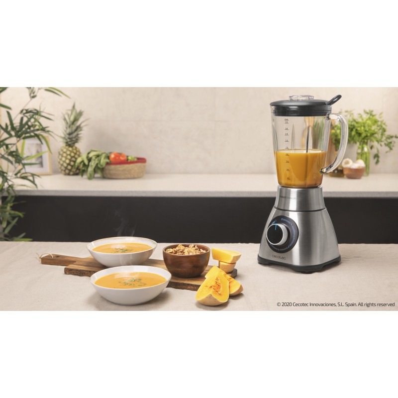 CECOTEC, Batidora de vaso Power Black Titanium 130