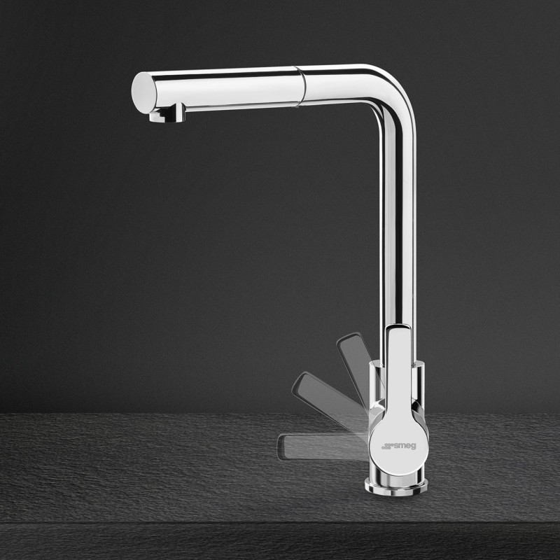 Grifo Smeg MID1CR, Monomando, Caño Extra