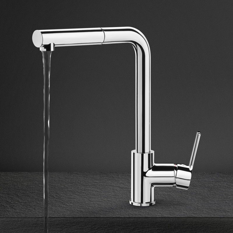 Grifo Smeg MID1CR, Monomando, Caño Extra