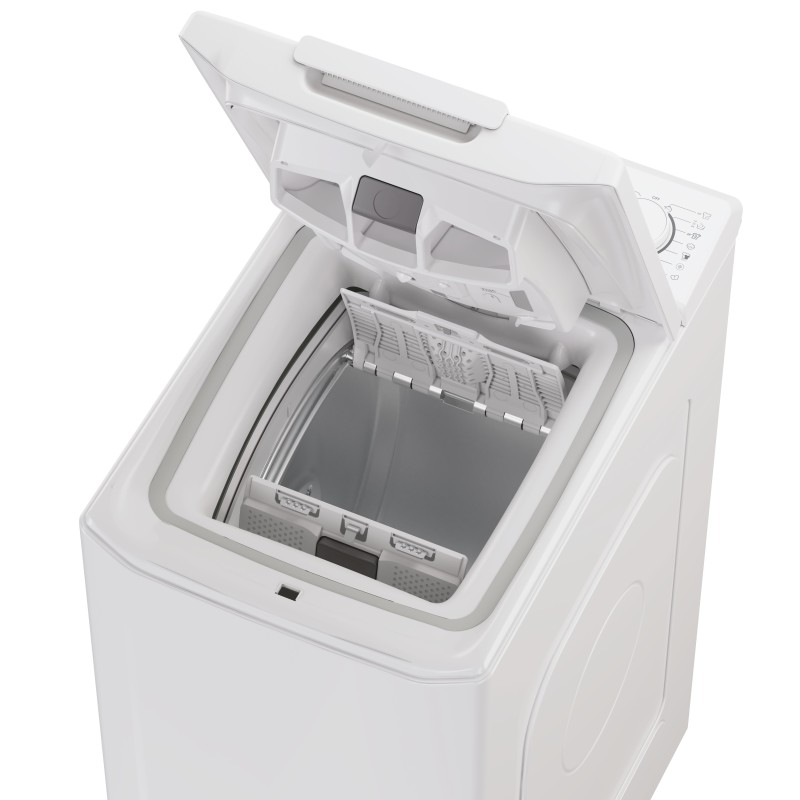Lavadora Candy TCA263D3S, Carga superior