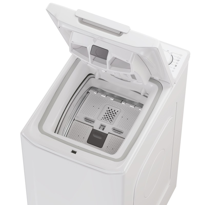 Lavadora Candy TCA263D3S, Carga superior