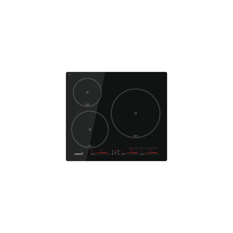 Induccion Cata IBS-6303 E2 BK, 3 zonas d