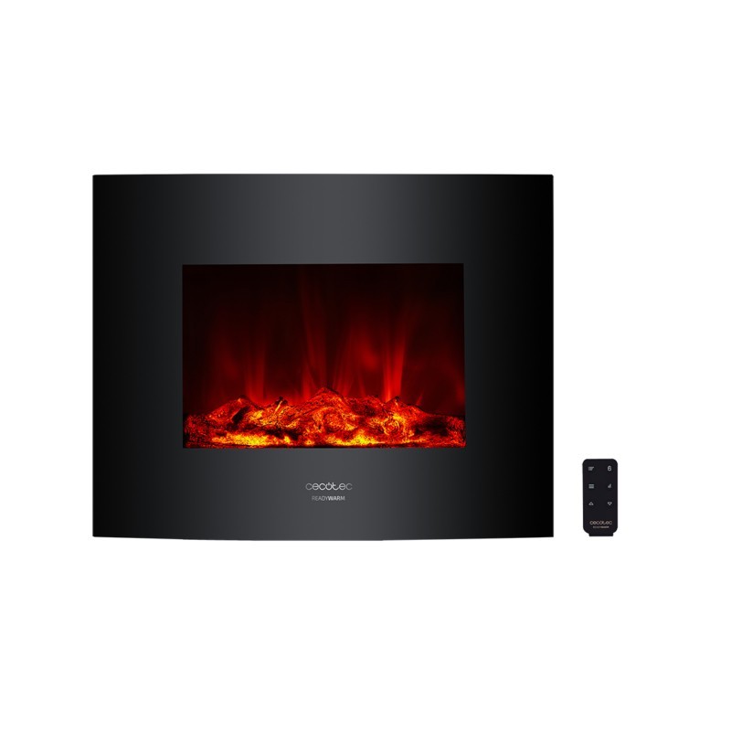 Chimenea electrica Cecotec decorativa de pared Res