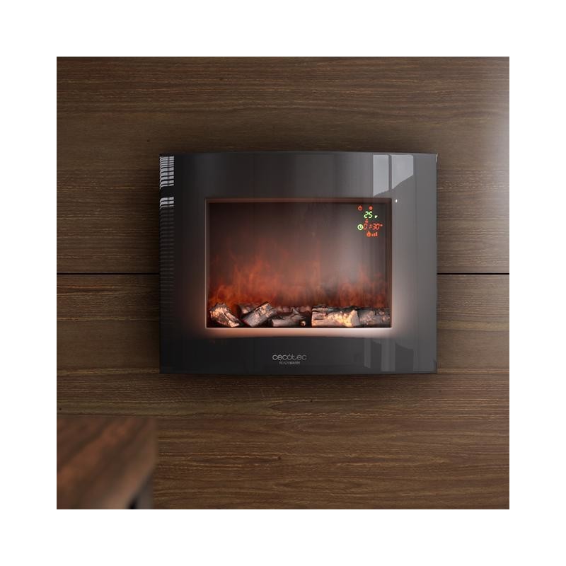 Chimenea electrica Cecotec decorativa de pared Res