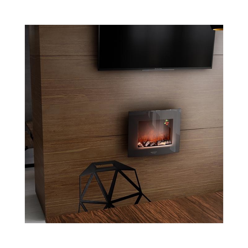 Chimenea electrica Cecotec decorativa de pared Res