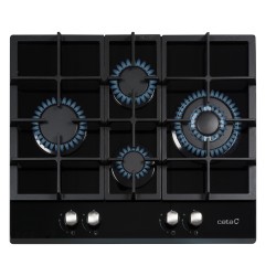 Placa Cata LCIB-6031 BK, 4 quemadores de