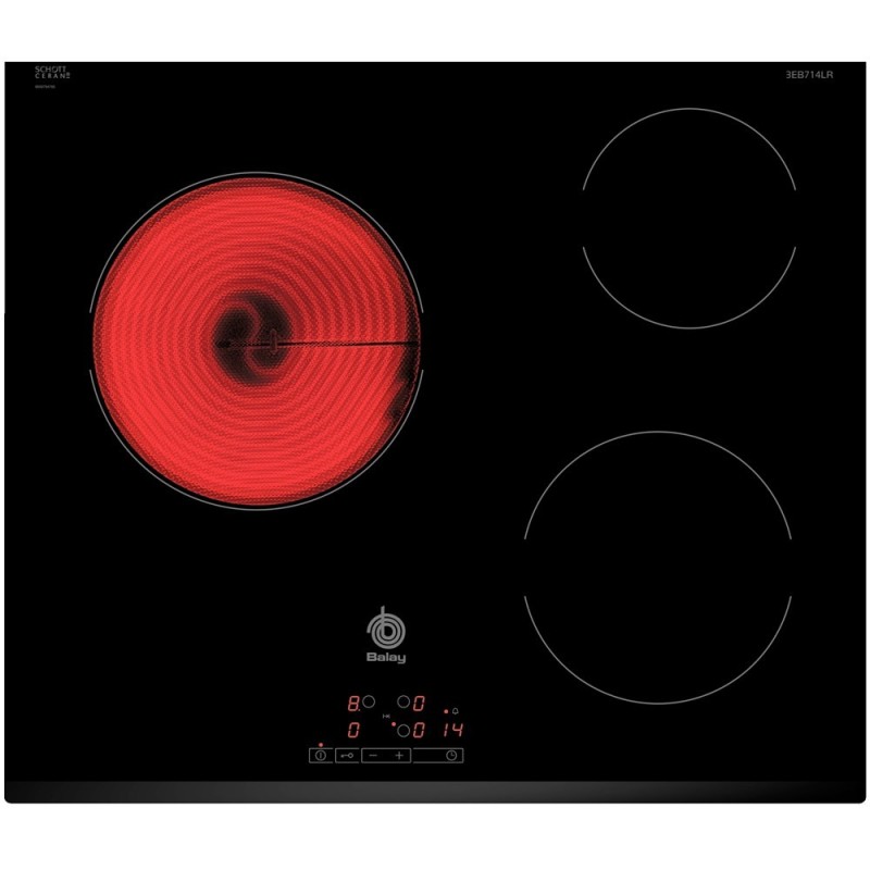 Vitro Balay 3EB714LR, 60 cm., 3 zonas, N