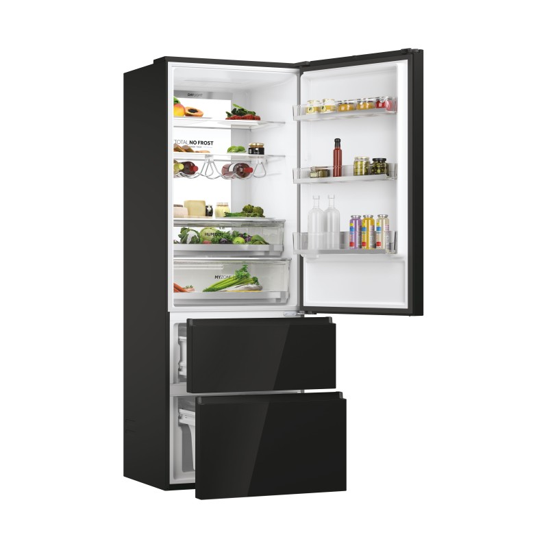 Combi Haier HTW7720DNGB, 2m x 70cm, D, C