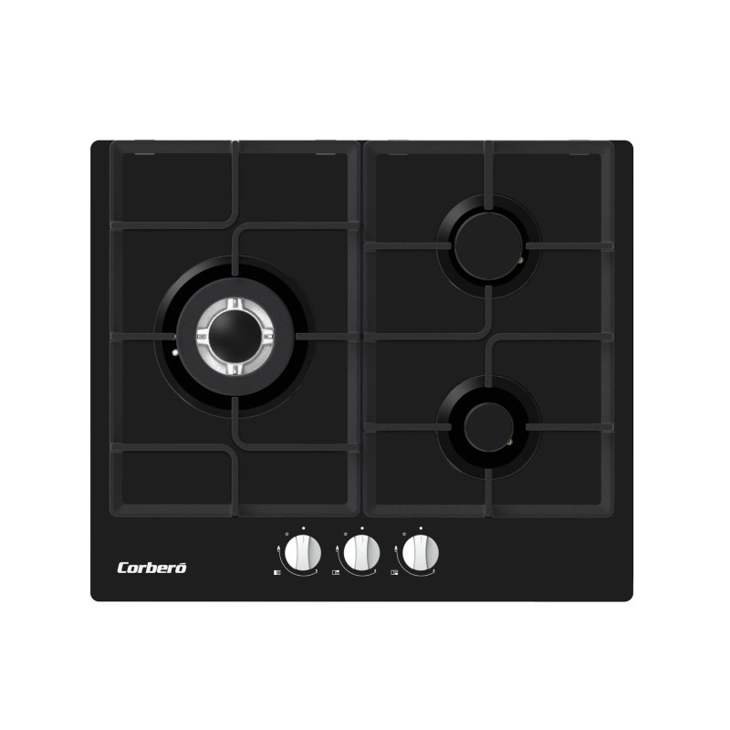 Placa Corbero CPCGM3F3121N, Cristal Gas 