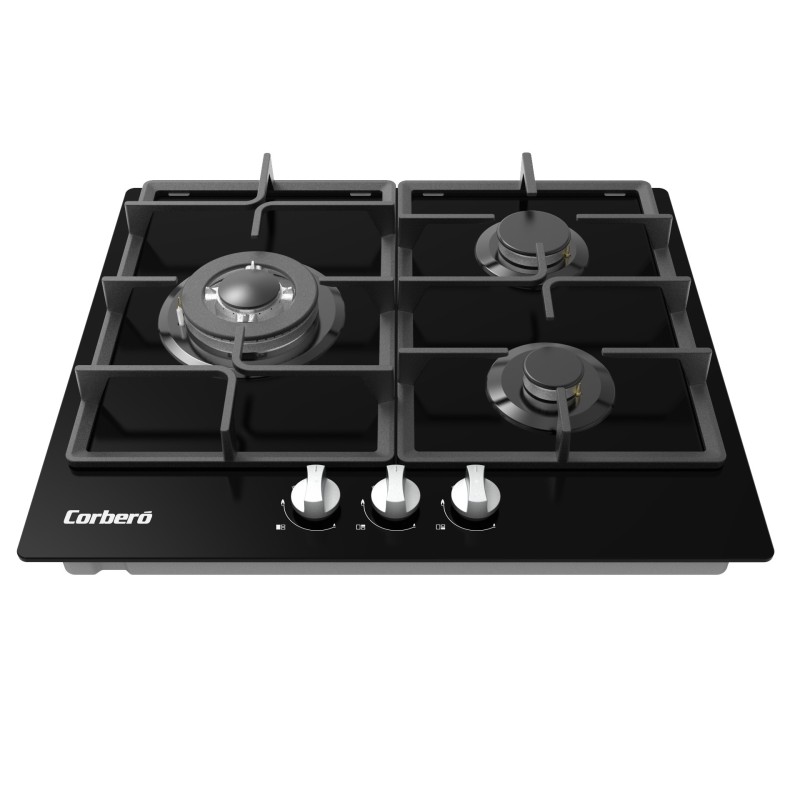 Placa Corbero CPCGM3F3121N, Cristal Gas 